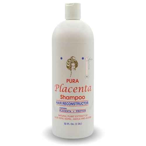 Cabellina Pura Placenta Reconstructor Shampoo with Proteins, Keratin Amino Acids & Natural Oils - 32 fl oz - 1 Count