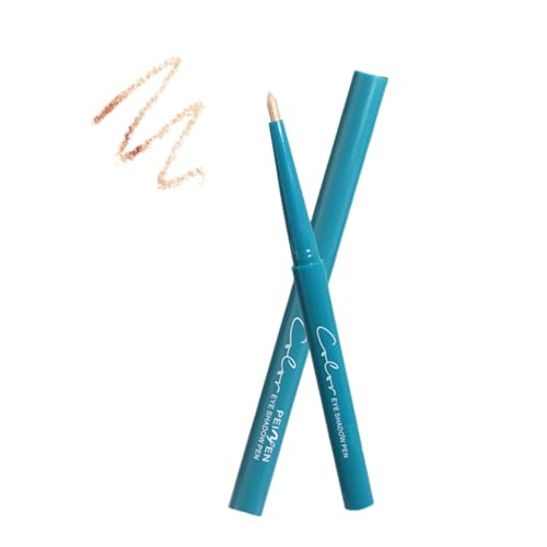 Professional Waterproof Eyeshadow Stick, Turquoise Blue, 24-Hour Smudge-Proof Eye Liner Pencil, Long-Lasting Smooth Application (06# light skin)