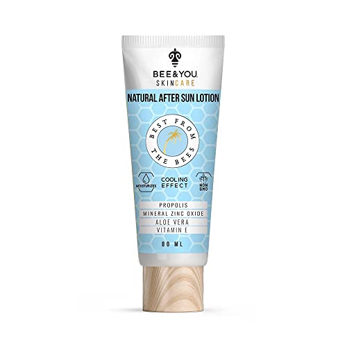 BEE and YOU SPF 50 Clear Sunscreen and Beeswax Lip Balm, 100% Natural, Propolis Extract, Mineral Based Zinc Oxide, Chapped Lips Treatment Severe, Shea Butter