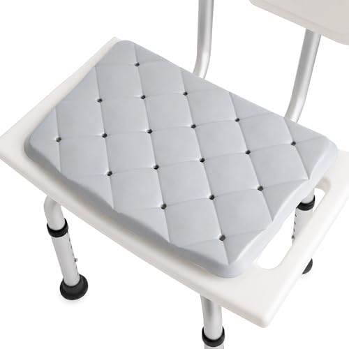 Waterproof Shower Chair Cushion with Non-Slip Grip