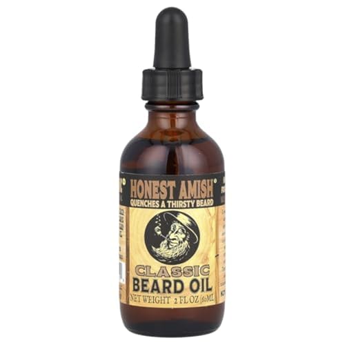 Honest Amish Beard Oil for Men – 2 Oz, 7 Premium Oils
