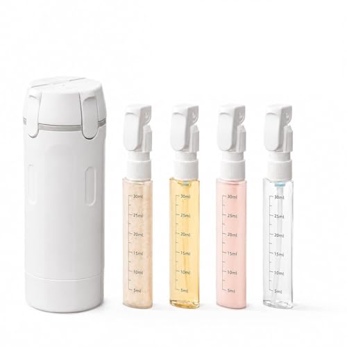 TSA Approved Travel Bottle Set, 4x30ml Leak-Proof Refillable Toiletry Kit