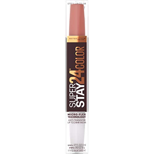 Maybelline SuperStay 24, 2-Step Liquid Lipstick, Coffee Edition, Caramel Crush