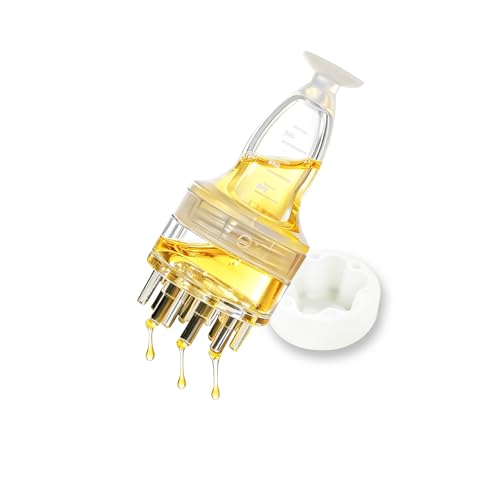Scalp Oil Applicator Bottle with Comb Tip for Hair Oils