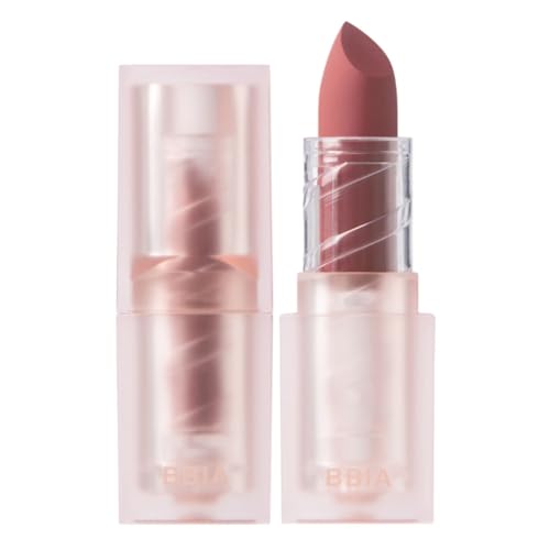 BBIA Last Powder Lipstick - Matte Finish, Long-Lasting, Cream Rose