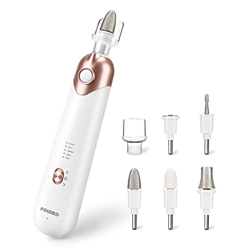 Electric Nail File Set - Cordless Manicure Pedicure Kit with 5 Speeds