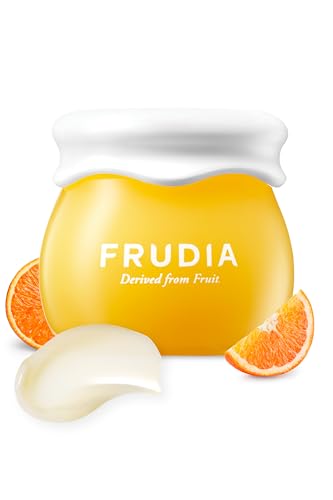 FRUDIA WELCOS Citrus Brightening Face Cream | Vegan Vitamin C Cream w/Mandarin Peel Extract Mela-Zero | Korean Skin Care Moisturizer