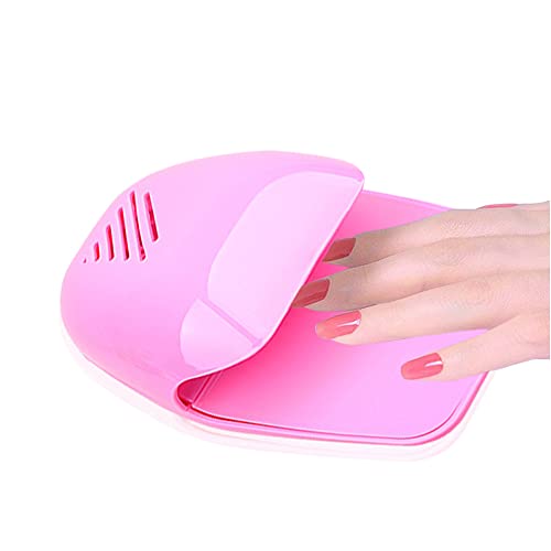 Portable Acrylic Kids Nail Dryer,Nail Fan Dryer for Regular Nail Polish,Quick Dry Nail Art Polish Machine, Safe for Hands, Skin, Blower for Fingernail Toenail Pink