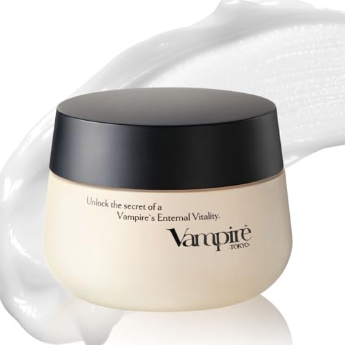 Vampire The Secret Cream, Skin at a Turning Point Rice Bran Extract Plant Ceramide High Concentration Firmness Glow Fine Lines Slow Aging Aging Skin Moisturizing Care English Version