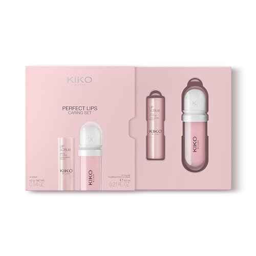 KIKO Milano Perfect Lips Caring Set | 1 Lip Scrub And 1 Lip Cream