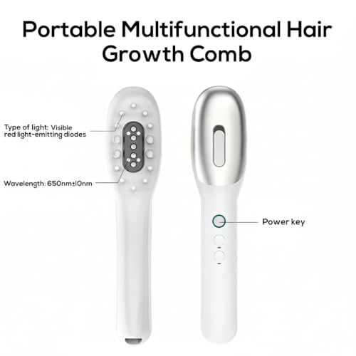 Red Light Therapy for Hair Growth, Scalp Massager Hair Growth Comb,Red Light Comb Devices