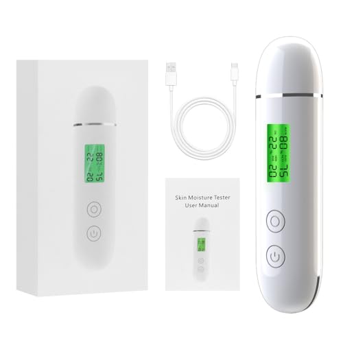 Digital Skin Moisture & Oil Analyzer with LCD Display