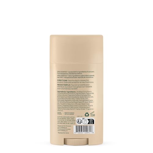 Aluminum-Free Deodorant with Natural Ingredients, Sandalwood & Cedar - 2.64 Oz