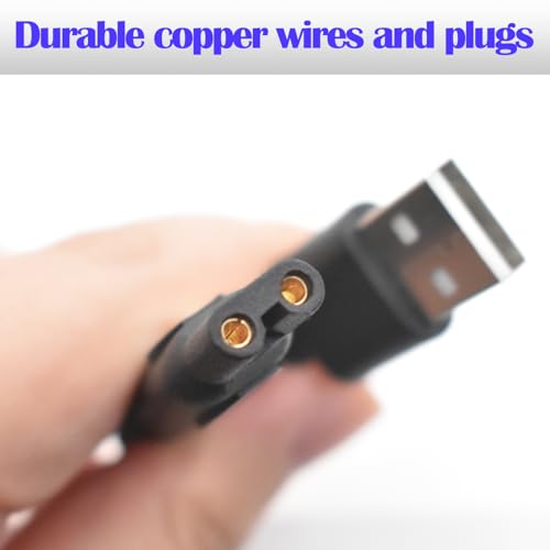 Charger Cable Compatible with Ufree/Brightup/VIKICON Beard Trimmer All-in-one Multifunctional Grooming kit Hair Clippers USB Cable