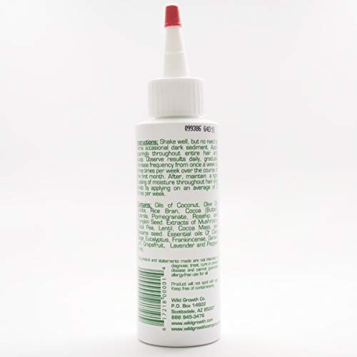 Wild Growth Hair Oil 4 Fl Oz - Natural Hair Moisturizer & Growth Support