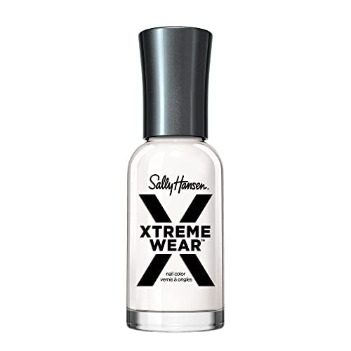 White On Nail Polish - Sally Hansen Xtreme Wear, Semi Opaque, Long Lasting, 0.4 Fl Oz - Variation 139
