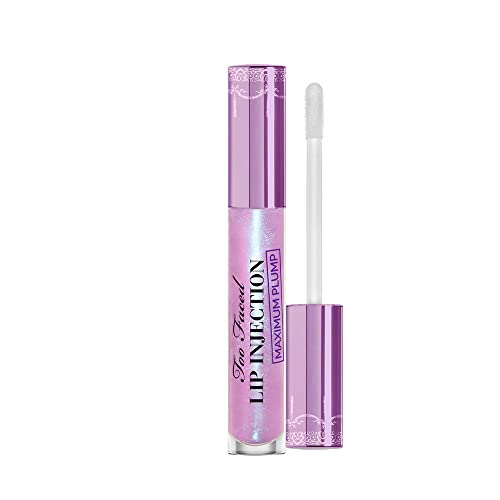 Too Faced Lip Injection Maximum Plump Extra Strength Lip Plumper Gloss, 0.14 fl. oz., Blueberry Buzz