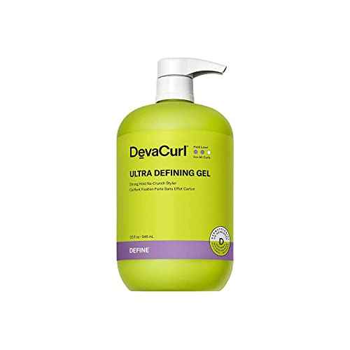 DevaCurl Ultra Defining Gel Strong Hold Non-Crunch Styler | Non-Flaking Formula | Non-Sticky