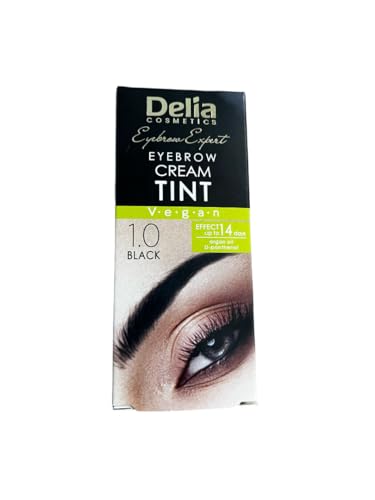 Delia Henna Color Cream Eyebrow Tint Kit Black