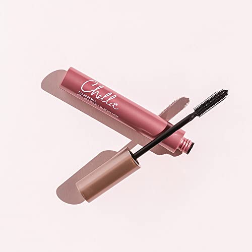 Chella Good Drama Vegan Mascara and Eyebrow Pencil Bundle, Tantalizing Taupe