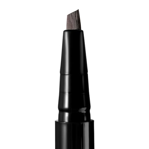 Arches & Halos Angled Bristle Tip Waterproof Brow Pen - Water Based And Smudge Proof - Fills In Sparse Eyebrows And Gives Fuller Effect - Covers Scars Or Overplucked Brows - Mocha Blonde - 0.051 Oz