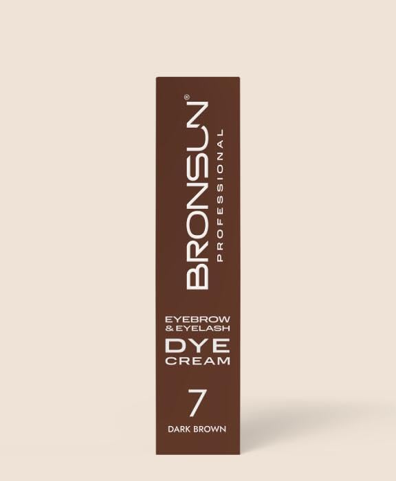 Bronsun Hybrid Cream Dye Dark Brown #7 - Ammonia-Free Formula
