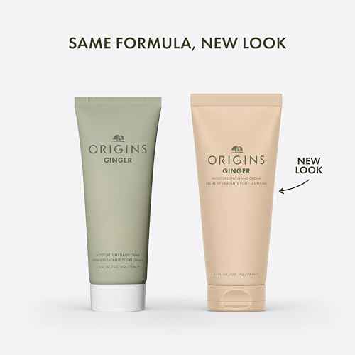 Origins Ginger Moisturizing Hand Cream | Hydrates & Softens Dry Skin | Hand Lotion With Plant-Derived Glycerin, Travel Size, 2.5 Fl Oz