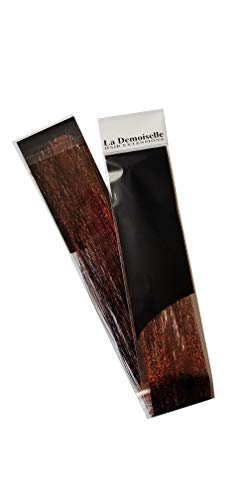 40" Hair Tinsel Set - 200 Strands of Sparkle Brown & Mocha