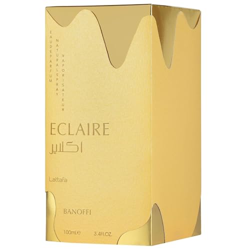 Lattafa Éclaire Banoffi Amber Perfume for Women 3.4oz – Gourmand Fruity & Musky