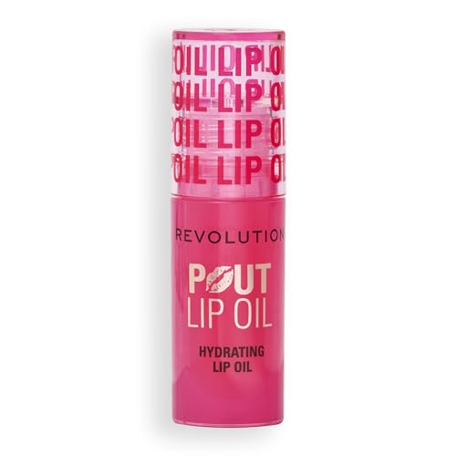 Revolution Pout Lip Oil - Watermelon Pink High-Shine