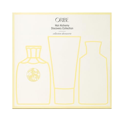 Oribe Hair Alchemy Discovery Set | Travel-Size Haircare Set with Hair Alchemy Shampoo, Conditioner, and Fortifying Treatment Serum | Strengthens Weak, Fragile, or Breakage-Prone Hair
