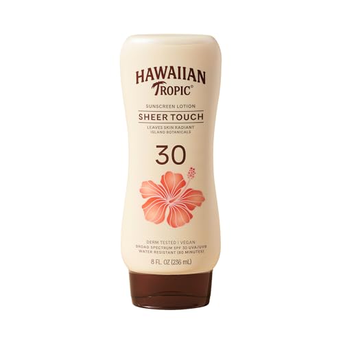 Hawaiian Tropic Sheer Touch SPF 30 Sunscreen Lotion, 8 Oz