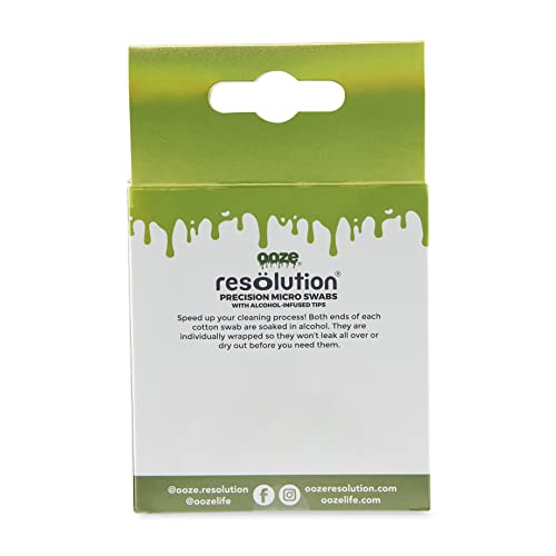 Resolution Alcohol Cotton Swabs - Super Slim Precision Buds