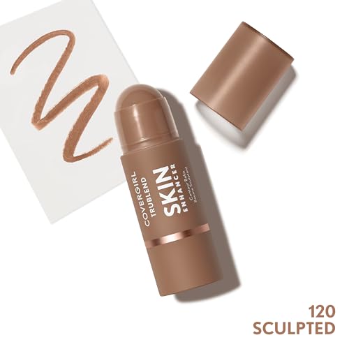 CoverGirl Trublend Skin Enhancer Contour Stick Balm 0.21oz - Sculpt & Highlight, Vegan Formula
