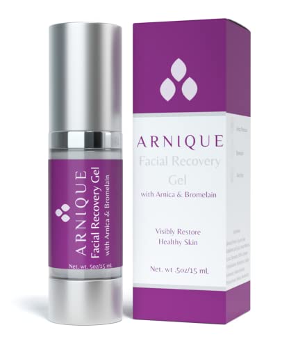 Arnique Arnica Gel for Face - Facial Recovery Aftercare for Fillers & Cosmetic Injection Treatments, Arnica Montana and Bromelain for Bruising and Swelling After Surgery Skin