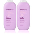 Method Body Wash, Berry Balance, Paraben and Phthalate Free, 18 oz (Pack of 2)