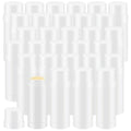 30 Pcs 60ml/2oz Empty Deodorant Containers Twist Up Filling Bottle Refillable Plastic Deodorant Holder Tube for Homemade Lipstick Sunscreen Balm Lotion Bar (White)