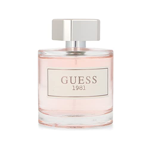GUESS 1981 Eau De Toilette Spray for Women - Floral Woody Perfume, 3.4 oz
