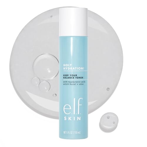 e.l.f. SKIN Keep Your Balance Toner 5.07 Fl Oz - Gentle, Hydrating, Refreshing, with Hyaluronic Acid & Witch Hazel, Pack of 1