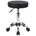 Adjustable Salon Stool with Wheels - Rolling Task Chair for Spa