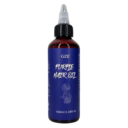 GZE Purple Toning Hair Oil for Blonde - Brass Neutralizer, 100ml