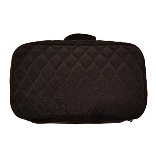 Medium Iconic Blush & Brush Makeup Case, Classic Black