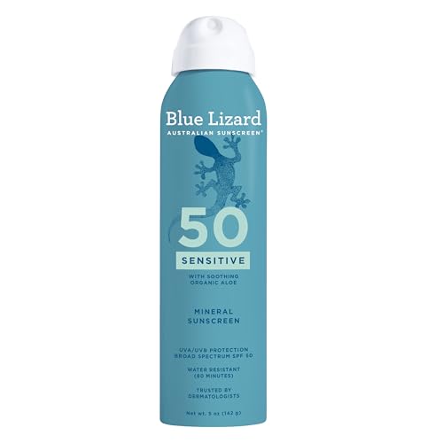 Blue Lizard Sensitive Mineral SPF 50 Spray 5 oz