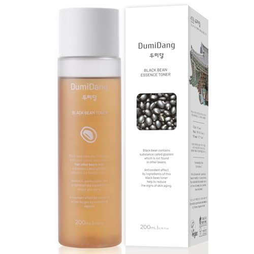 Black Bean Essence Toner - Korean Traditional Vegan Skincare Formula, Anti-Aging &Youthful Skin with Fermented Black Bean Extract, 200mL | 6.75fl. oz.