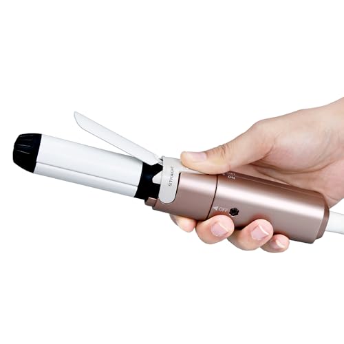 VAV Rose Gold 2-in-1 Mini Flat Iron & Curling Iron 1 Inch Ceramic Hair Styler
