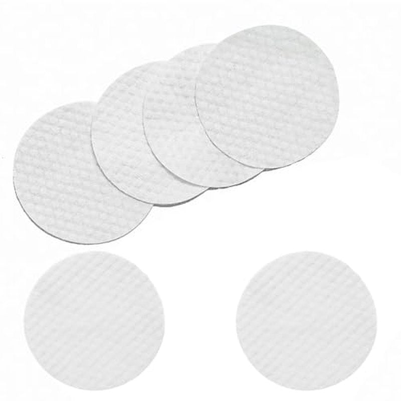 100 Disposable Soft Facial Cleansing Pads - 2.36-Inch Non-Woven Cotton