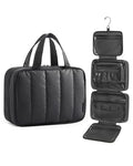 BAGSMART Travel Toiletry Bag with Hanging Hook - Waterproof Makeup Organizer