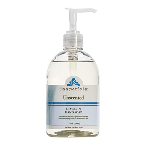 Essentials by Clearly Natural Glycerin Liquid Hand Soap, Unscented, 12-Fluid Ounce, Pack of 3