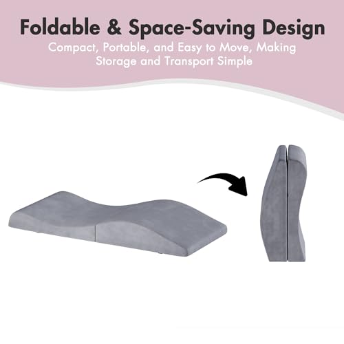 Ergonomic Foldable Lash Bed Topper 70"x28" Massage Table Cushion Pad