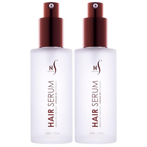 HerStyler Argan Oil Hair Serum for Frizz Control & Shine - 2 Pack